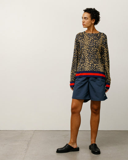 WALES BONNER LEOPARD SWEATER