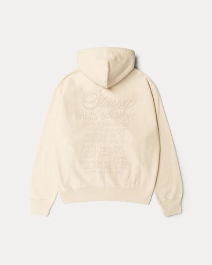 WALES BONNER FLEECE ZIP HOODIE
