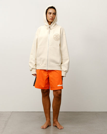 WALES BONNER FLEECE ZIP HOODIE