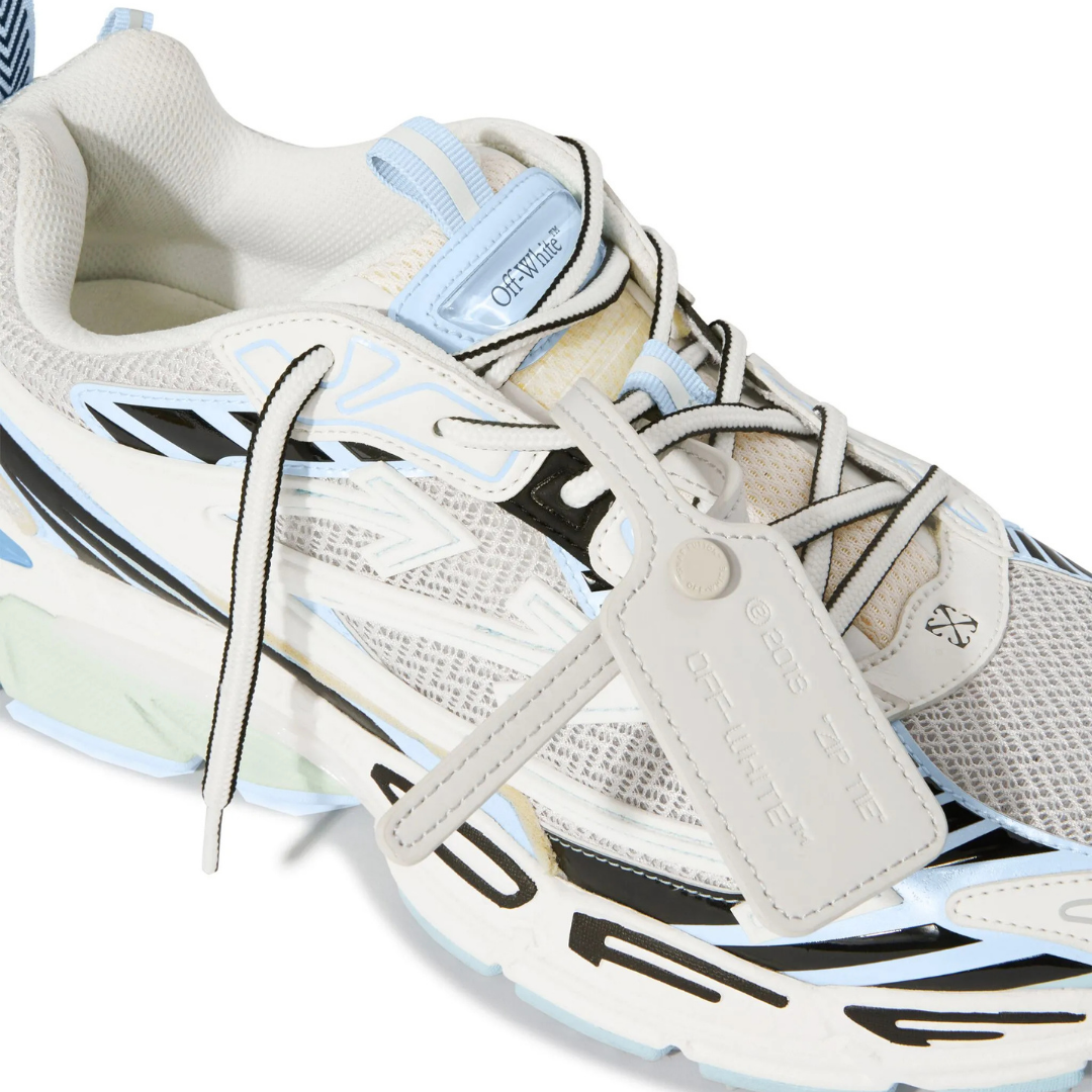 Off "Be Right Back" White Blue