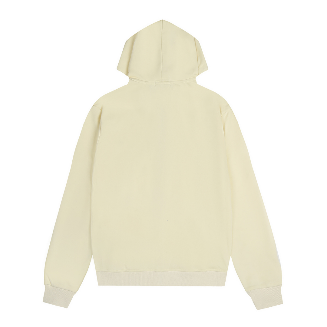 Polo Beige Zip Hoodie