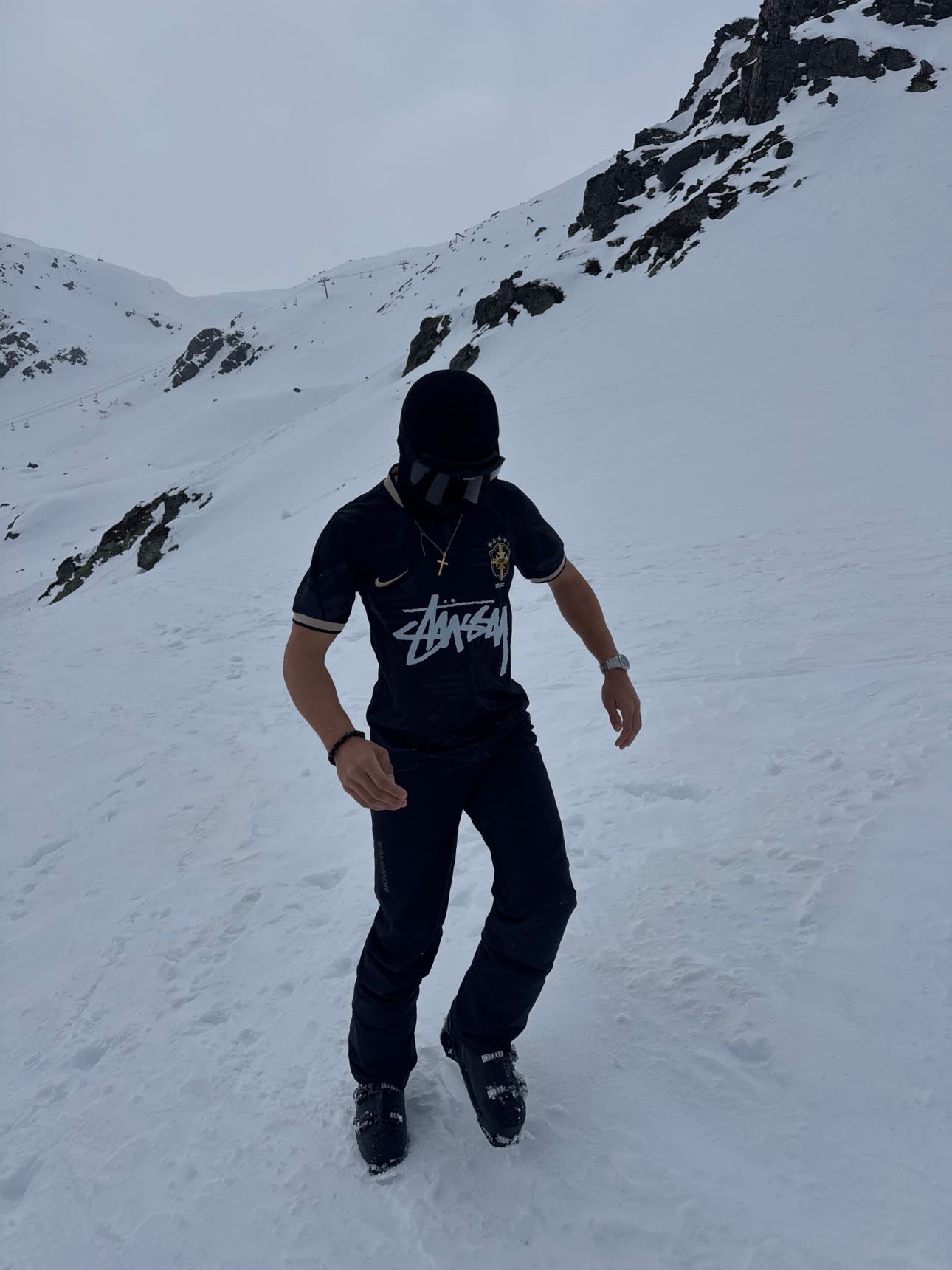 STÜSSY x “BRASIL” JERSEY - BLACK WORLD CUP EDITION