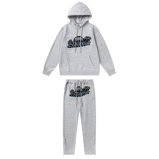 Shooters 2.0 Hooded Grey Blue Tracksuit