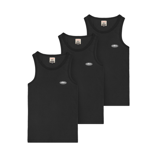 HMP ESSENTIALS TANK TOP [3PK] [BLACK]