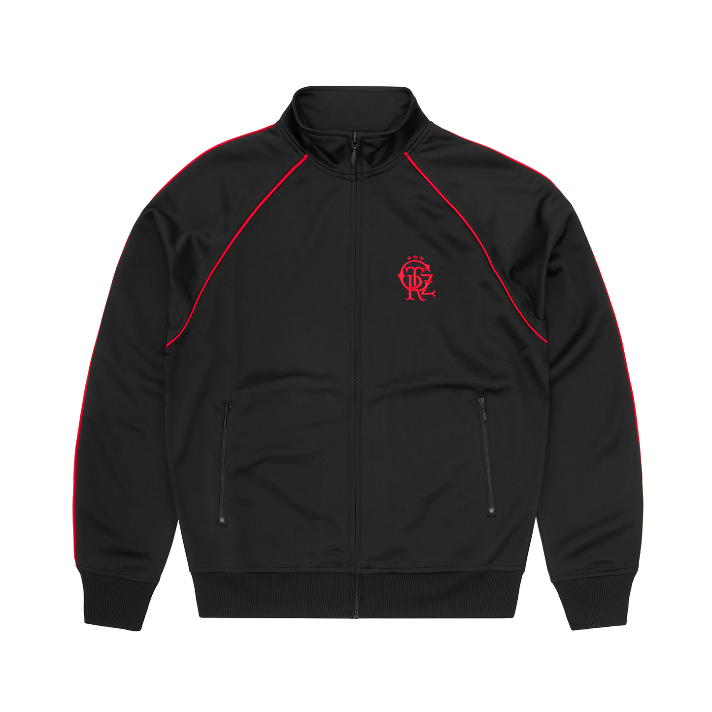 3 STAR CREST TRACK JACKET [BLACK]