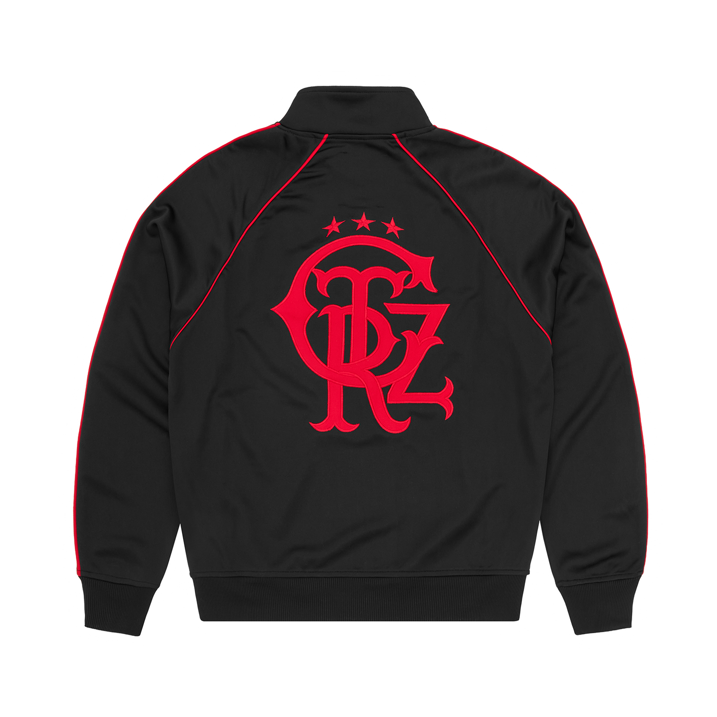 3 STAR CREST TRACK JACKET [BLACK]