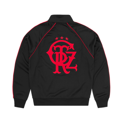 3 STAR CREST TRACK JACKET [BLACK]