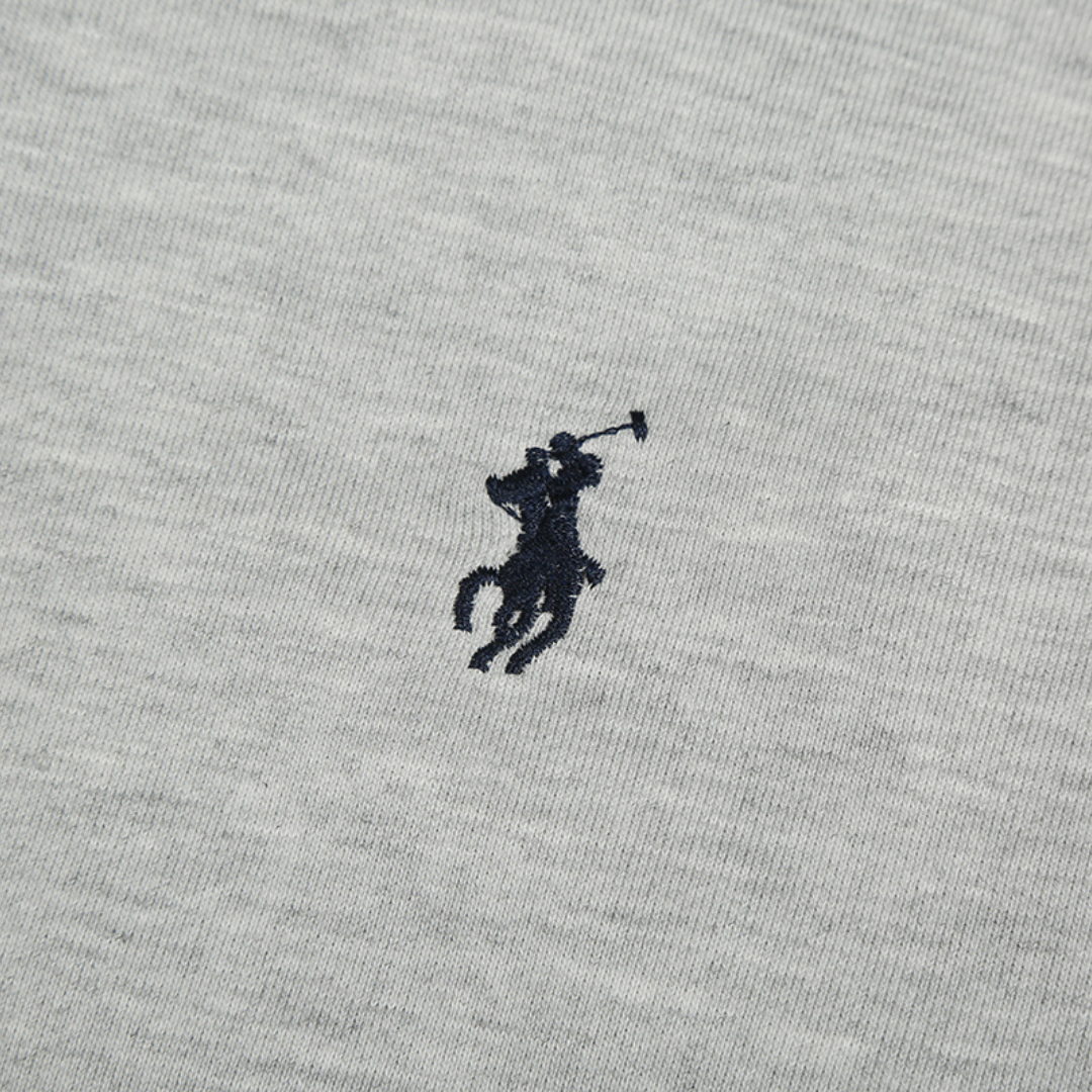 Polo Grey Zip Hoodie