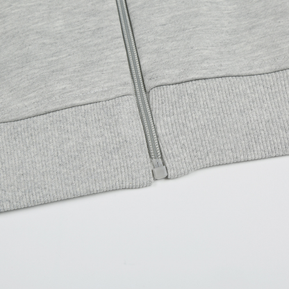 Polo Grey Zip Hoodie