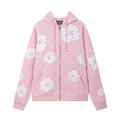 Denim Trs Zip Hoodie