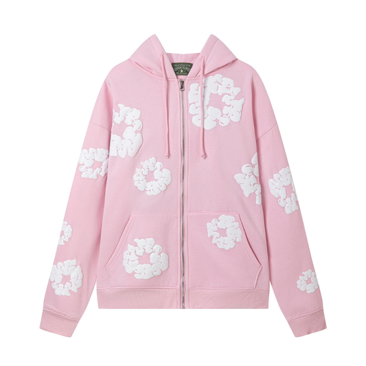 Denim Trs Zip Hoodie