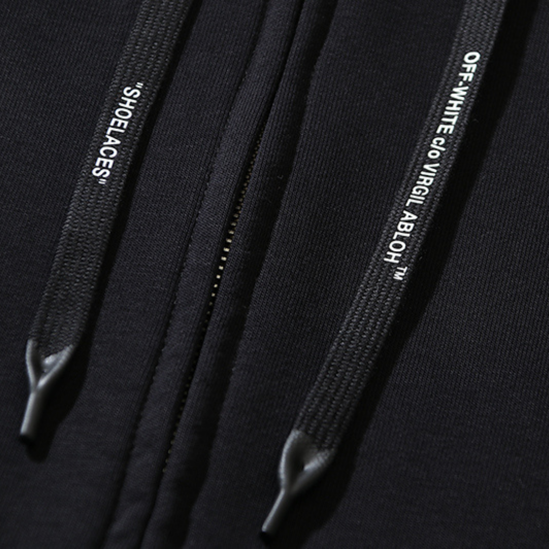 Off-W Monogram Zip Hoodie