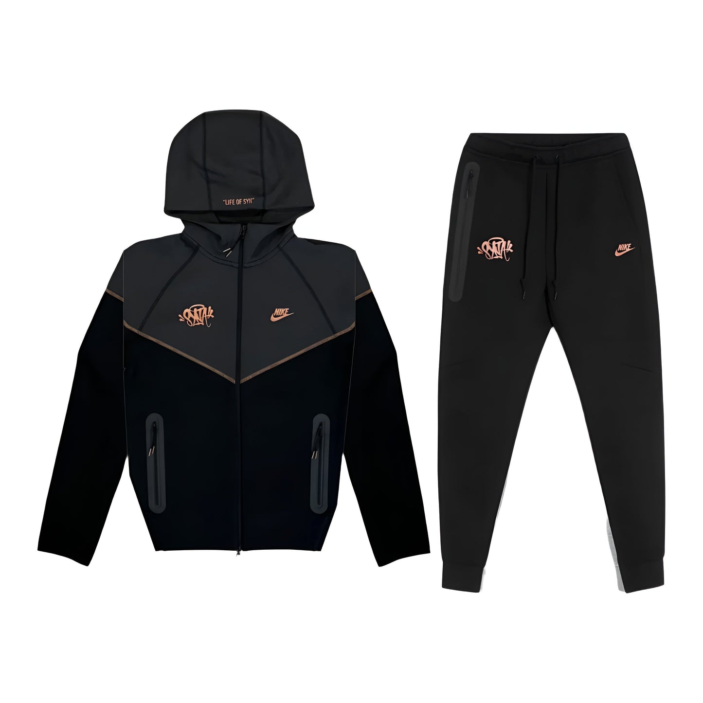 Orange X Black TrackSuit