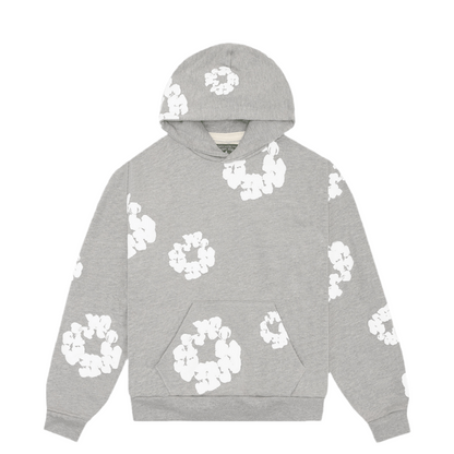 Flower Grey Hoodie