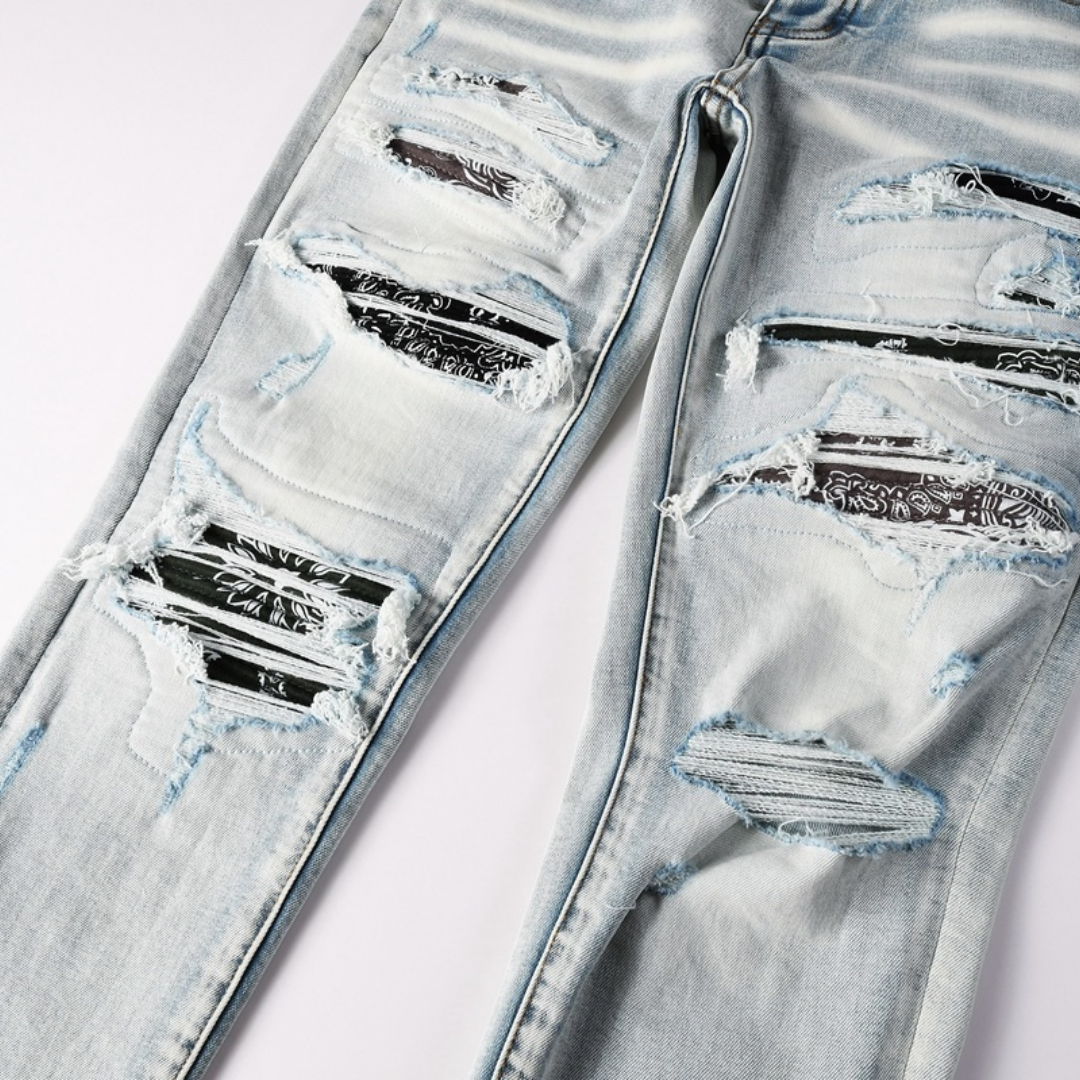 Amr Bandana Patch Jeans