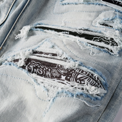 Amr Bandana Patch Jeans