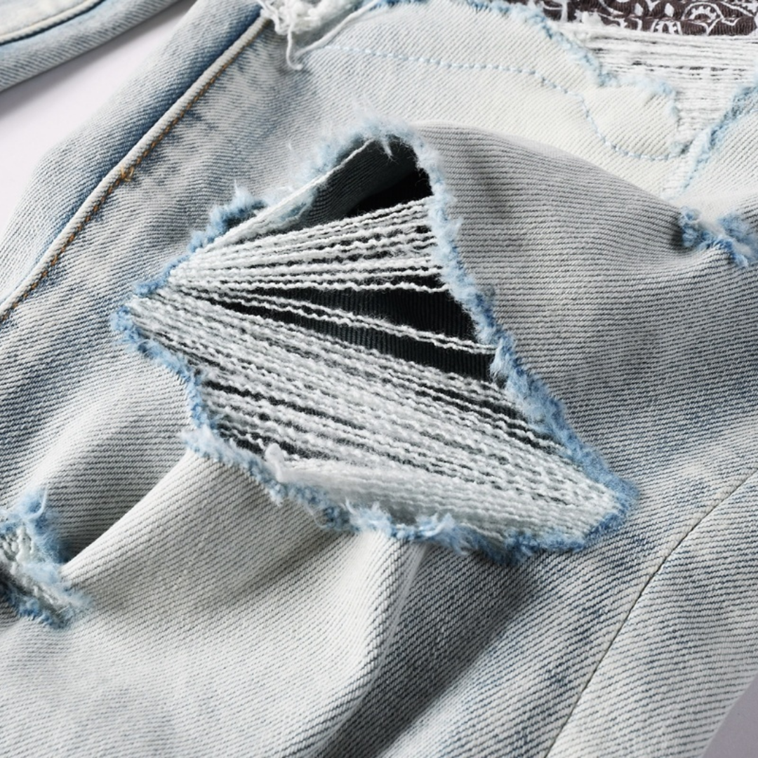 Amr Bandana Patch Jeans