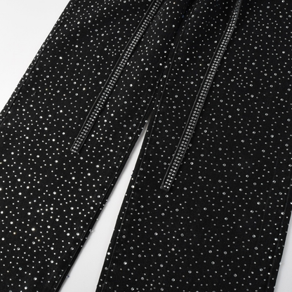 Purple Black Diamonds Jeans