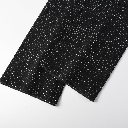 Purple Black Diamonds Jeans