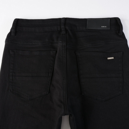 Amr Ripped Black Jeans