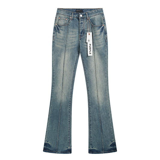Purple Flared Jeans