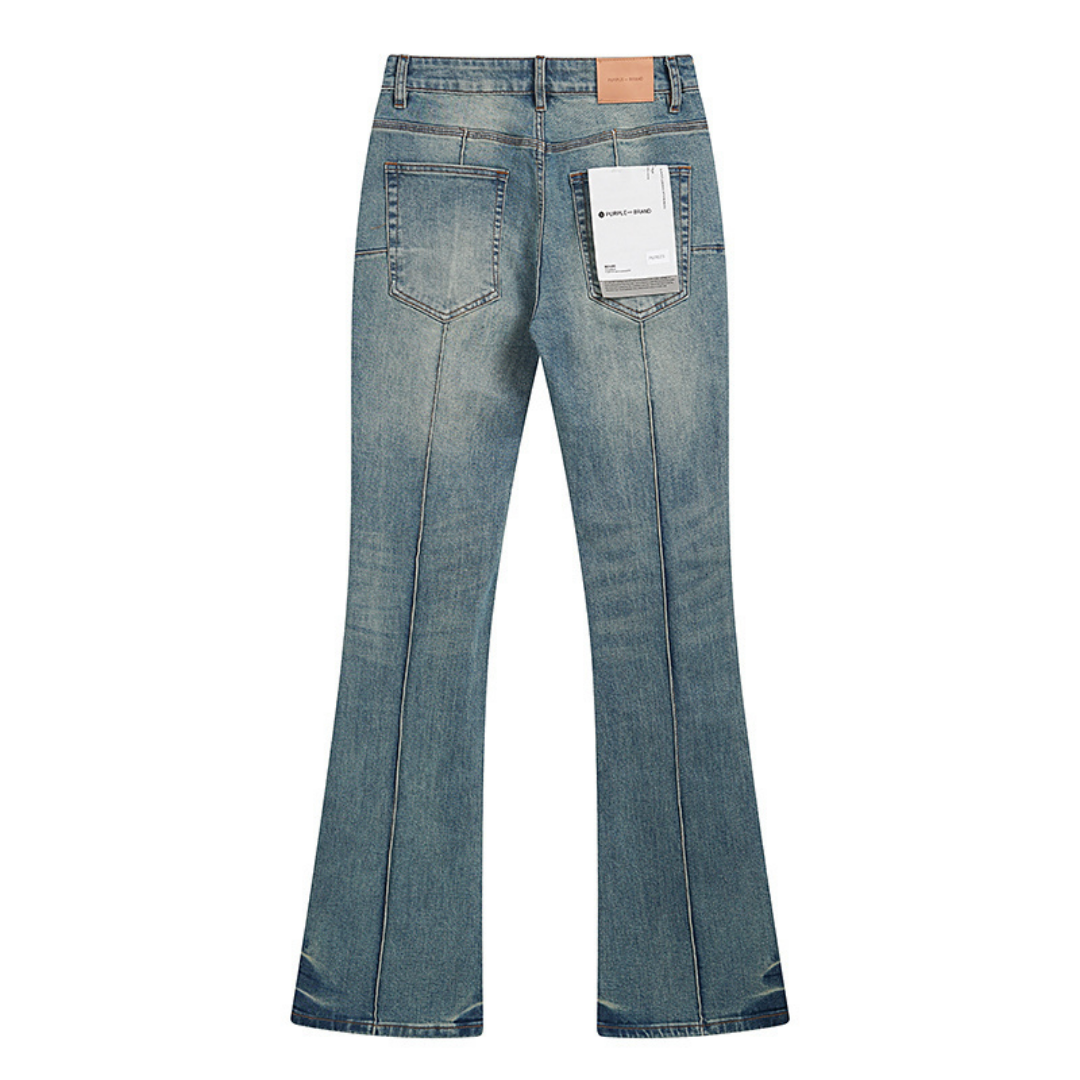 Purple Flared Jeans