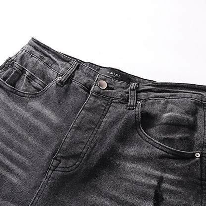 Amr Flared Black Jeans