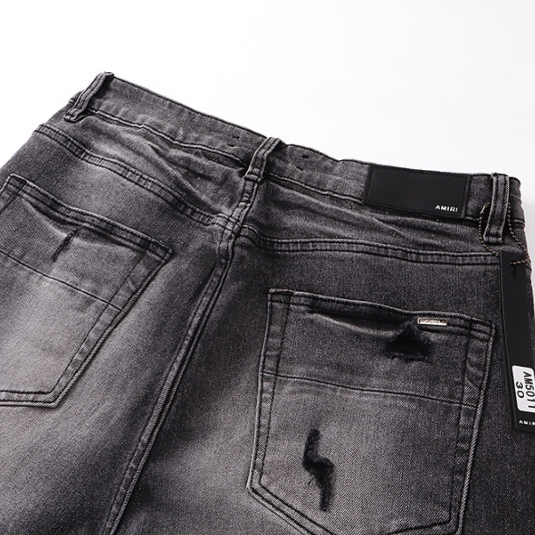 Amr Flared Black Jeans