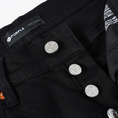 Purple Black Ripped Jeans