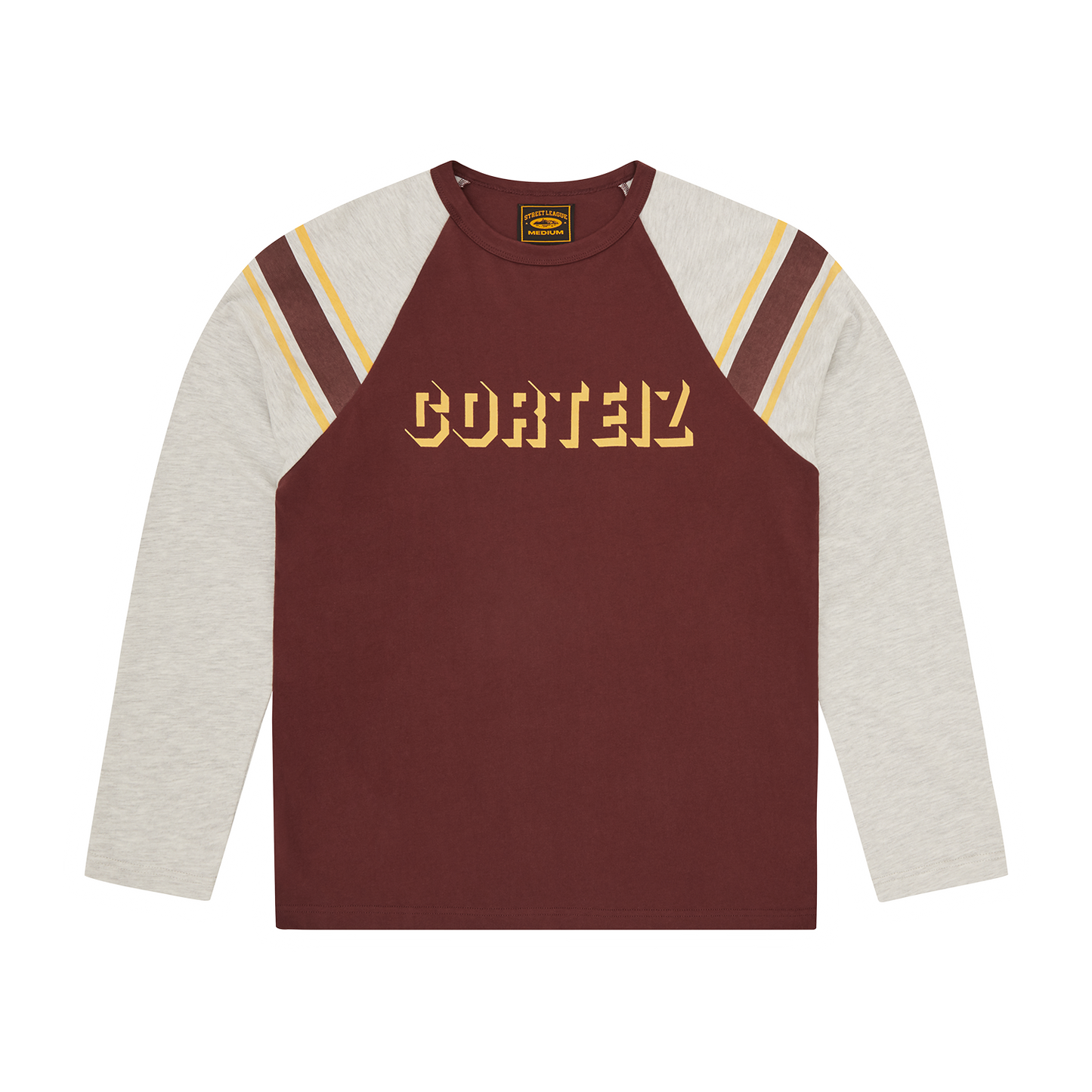 97 HEAVYWEIGHT RAGLAN LS [BURGUNDY]