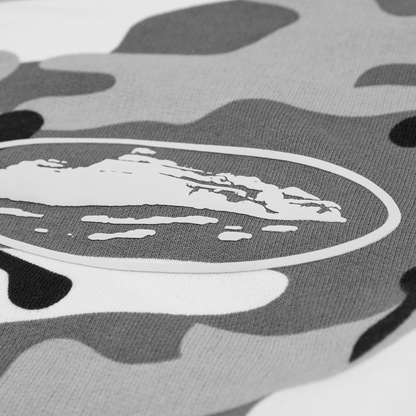 ISLAND PUFF PRINT ZIP HOODIE [ARCTIC CAMO]