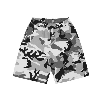 ISLAND PUFF PRINT SWEATSHORT [ARCTIC CAMO]