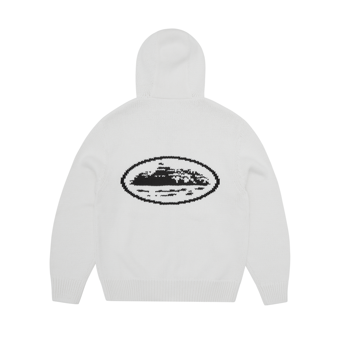 ALCATRAZ HEAVY KNIT ZIP HOODIE [NATURAL]