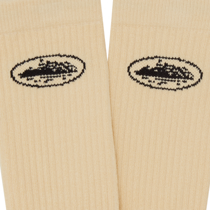 CREME ALCATRAZ SOCKS [2 PACK]