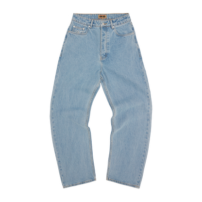 ALLSTARZ DENIM BAGGY JEANS [WASHED BLUE]