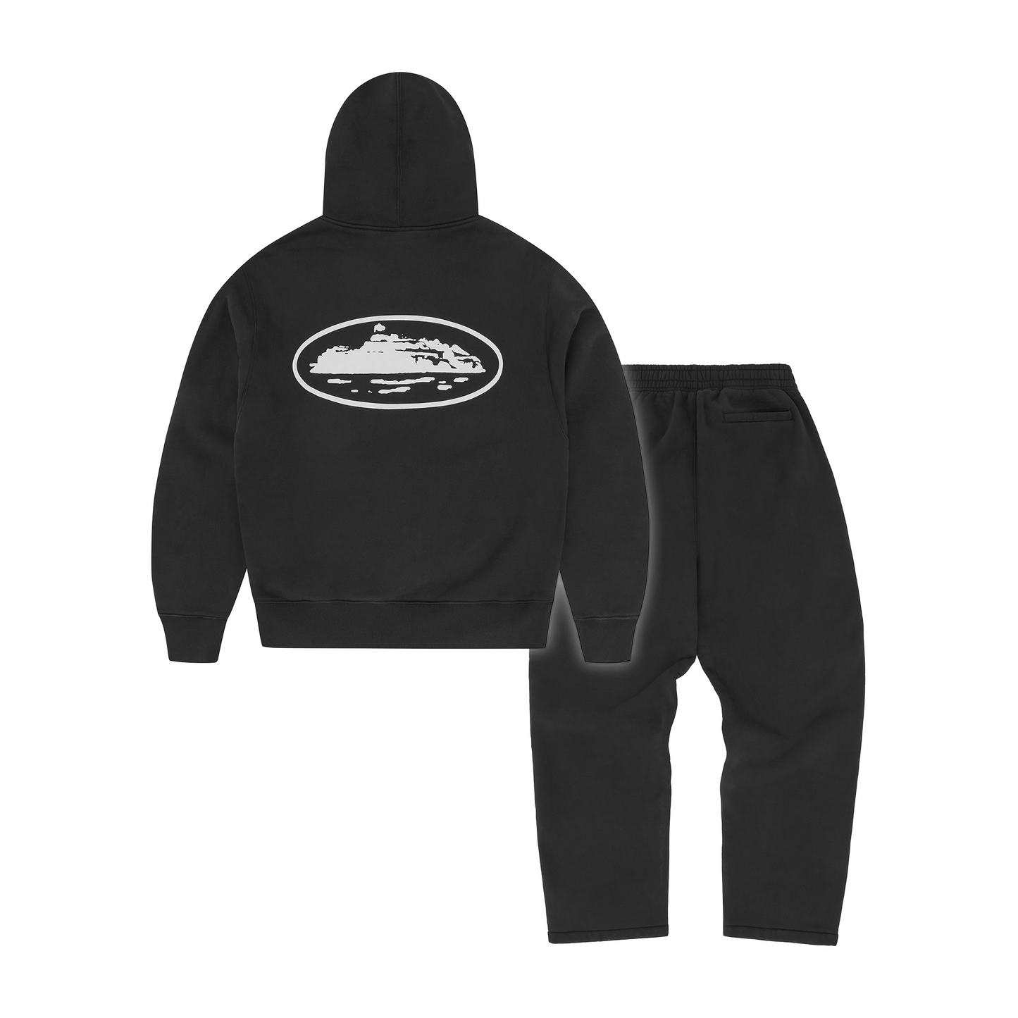 ISLAND PUFF PRINT TRACKSUIT [BLACK]