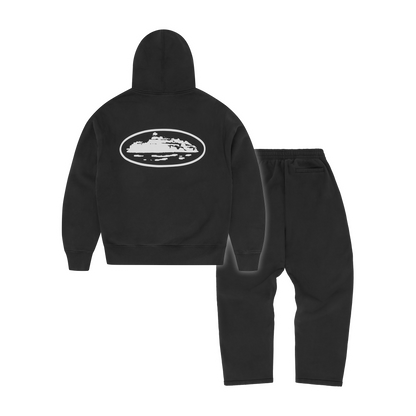 ISLAND PUFF PRINT TRACKSUIT [BLACK]