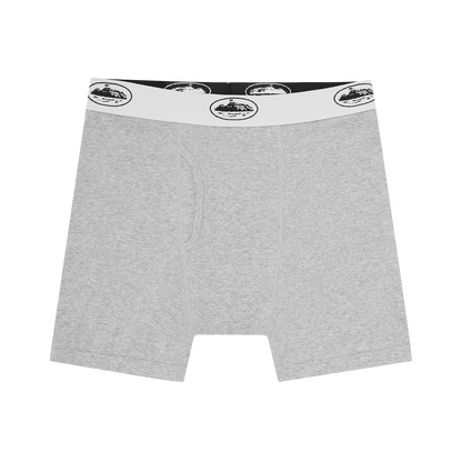 GREY ALCATRAZ BOXERS [3 PACK]