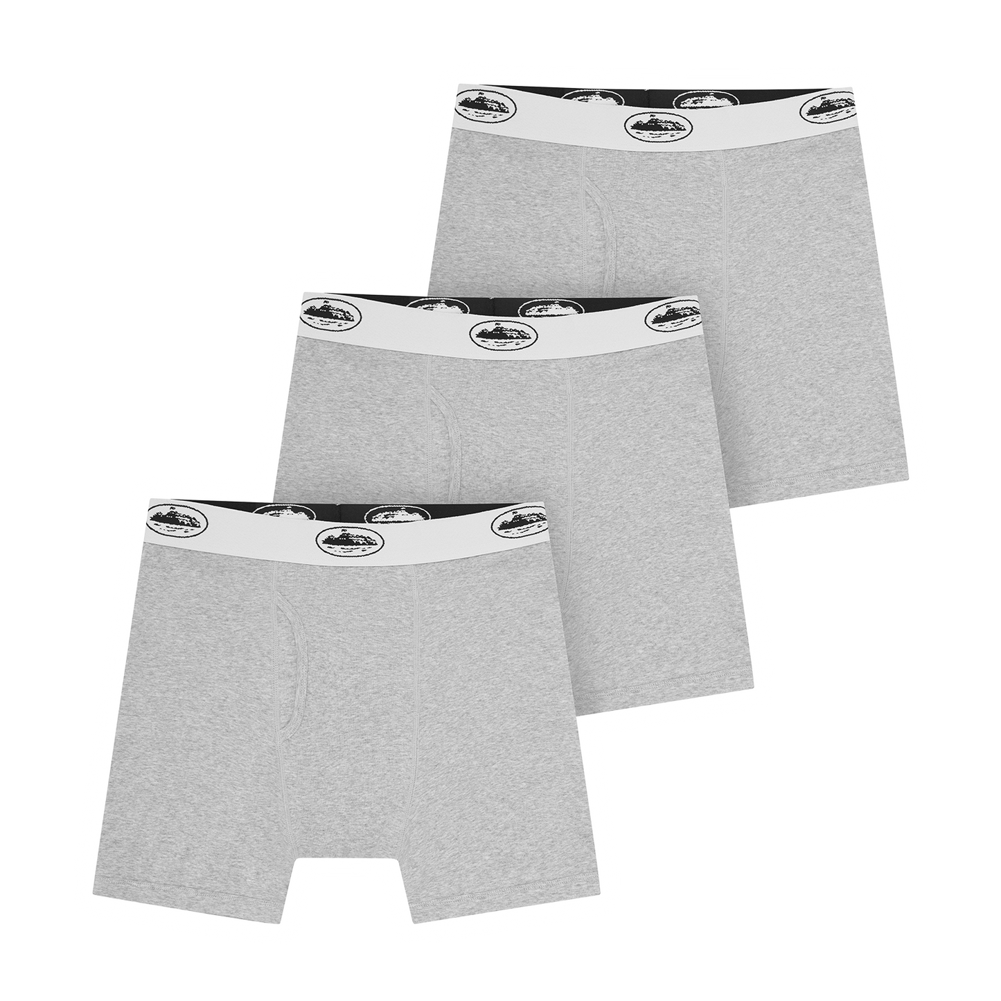 GREY ALCATRAZ BOXERS [3 PACK]