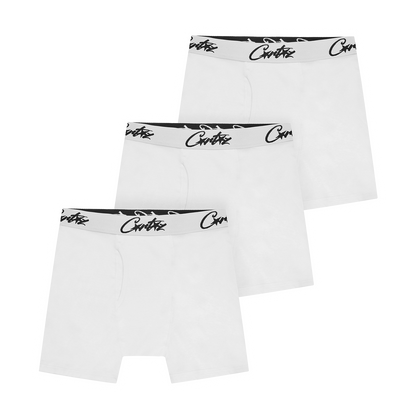 WHITE ALLSTARZ BOXERS [3 PACK]