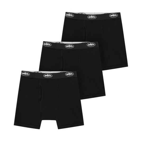 BLACK ALCATRAZ BOXERS [3 PACK]