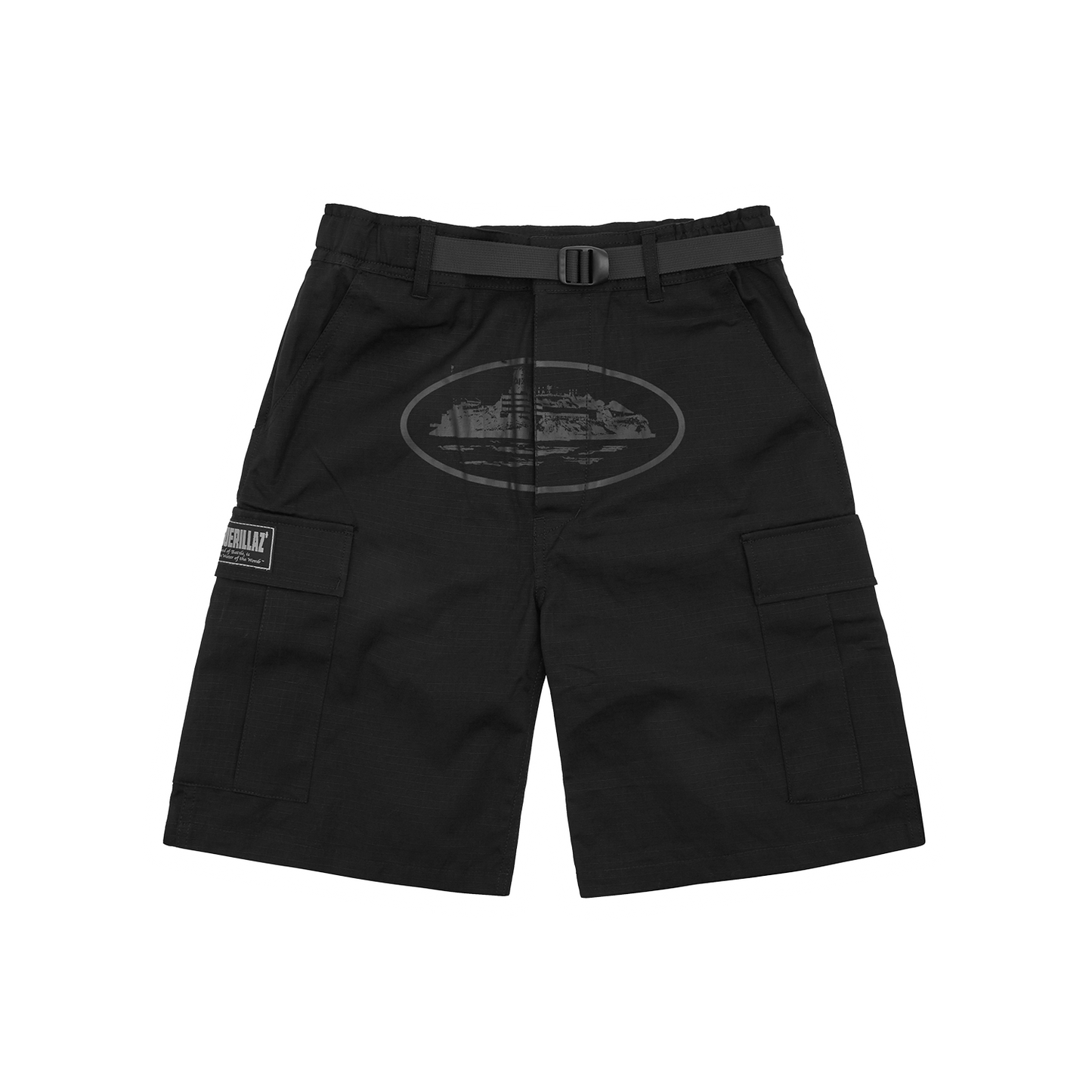 ALCATRAZ CARGO SHORT [TRIPLE BLACK]
