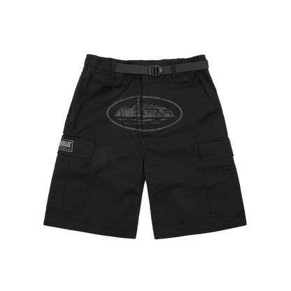 ALCATRAZ CARGO SHORT [TRIPLE BLACK]