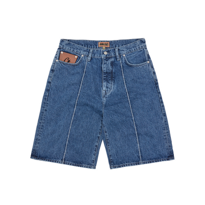 C-STAR DENIM SHORT [WASHED BLUE]