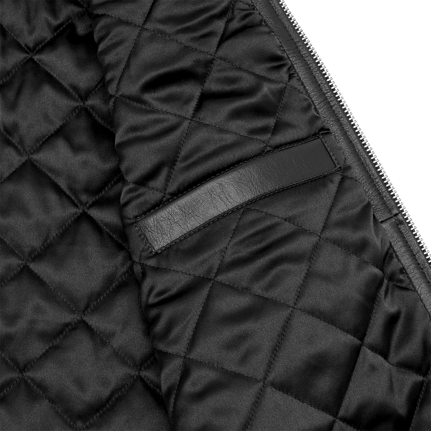 SKYDIVE LEATHER VEST [BLACK]