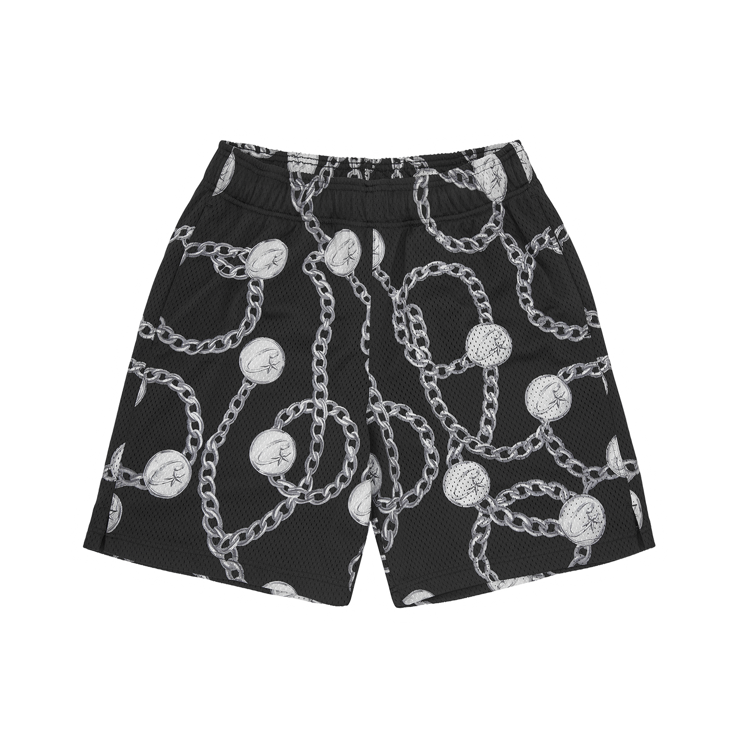 CHAINS MESH SHORT [BLACK]