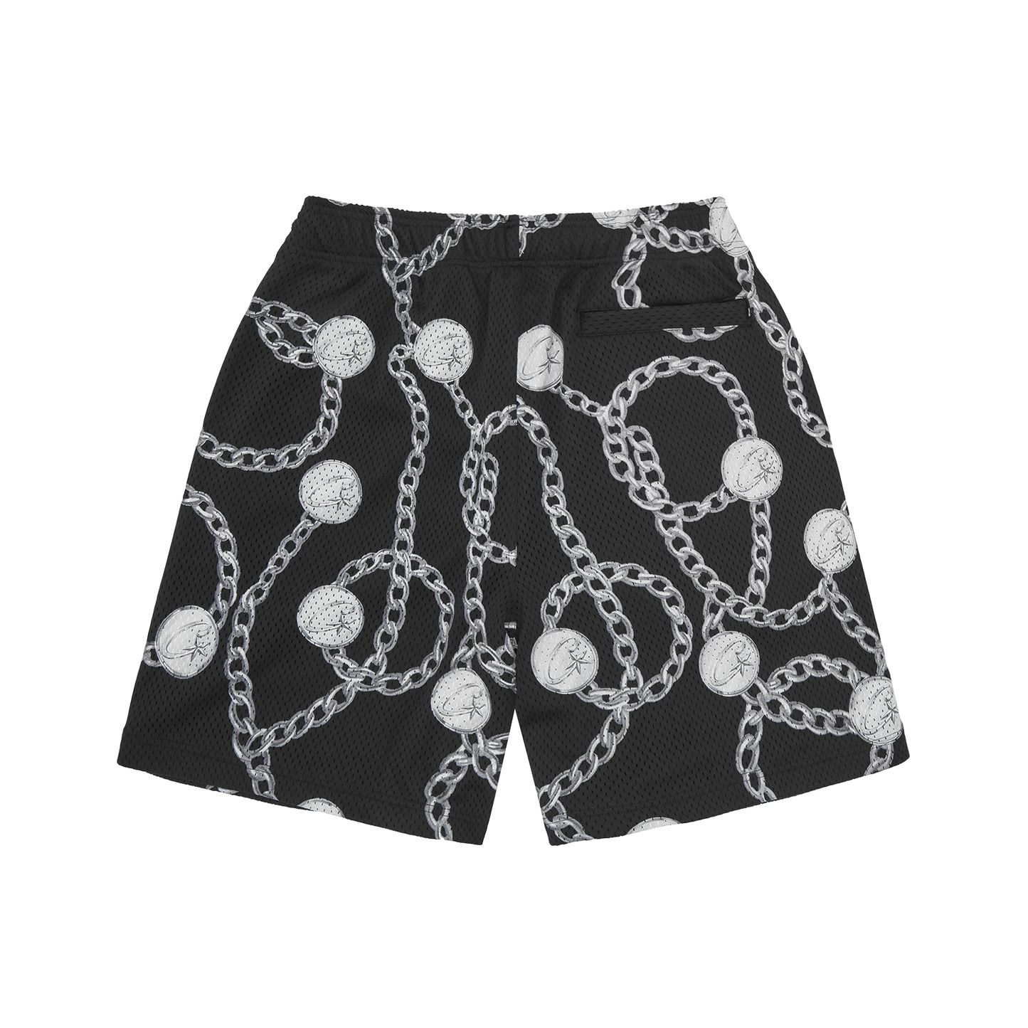 CHAINS MESH SHORT [BLACK]