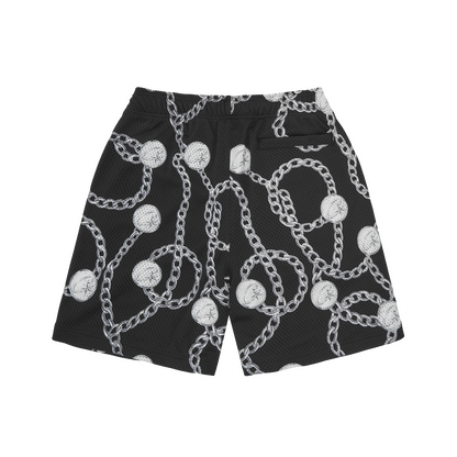 CHAINS MESH SHORT [BLACK]