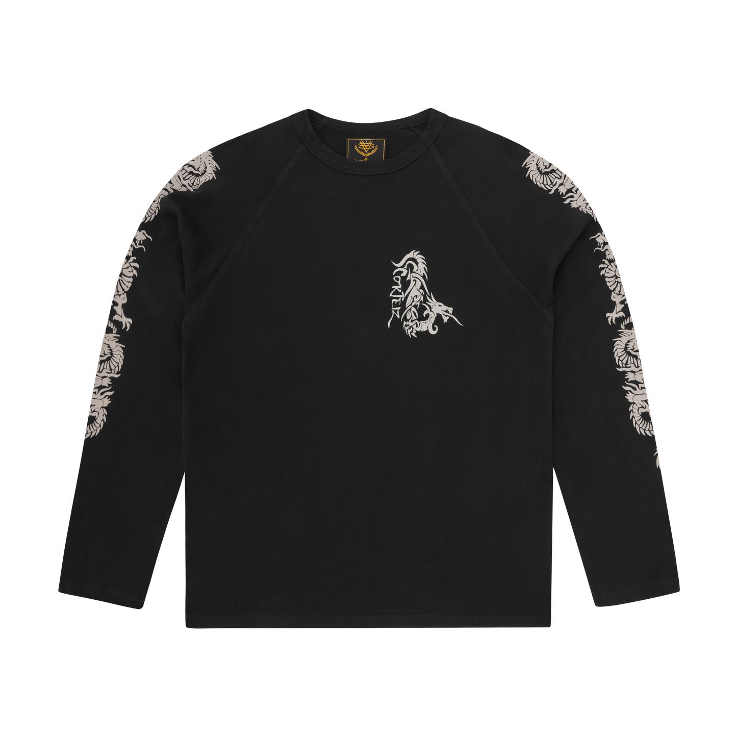 DRAGON RAGLAN LS [BLACK]
