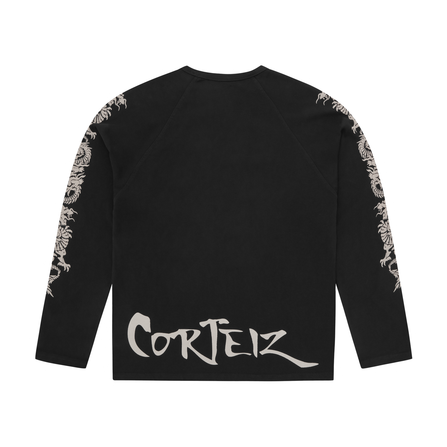 DRAGON RAGLAN LS [BLACK]